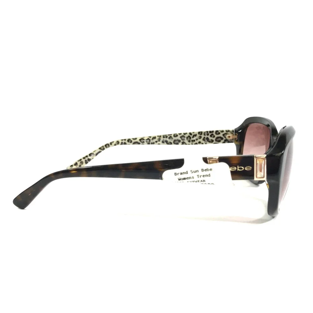 Bebe Sunglasses FINEST BB7080 215 Tortoise Brown Frames with Red Gradient Lenses